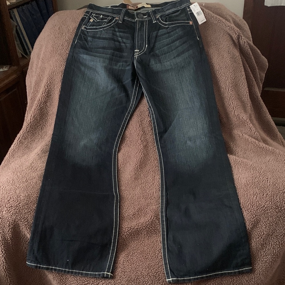 Big Star, Buckles exclusive, Men's Relaxed Jeans - Dark Blue